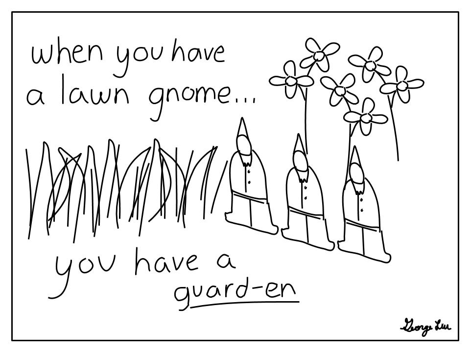 Cover photo for Punderline 51: Lawn Gnomes...